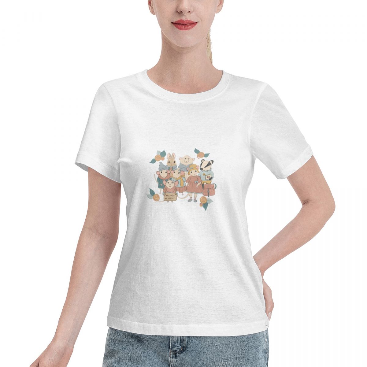 Women'S Fashion Market Size - ยอดนิยม เสื้อยืดผู้หญิงลายสัตว์ป่า ตลาดฤดูใบไม้ผลิ แฟชั่นคนเมือง เสื้อเชิ้ตผู้หญิง