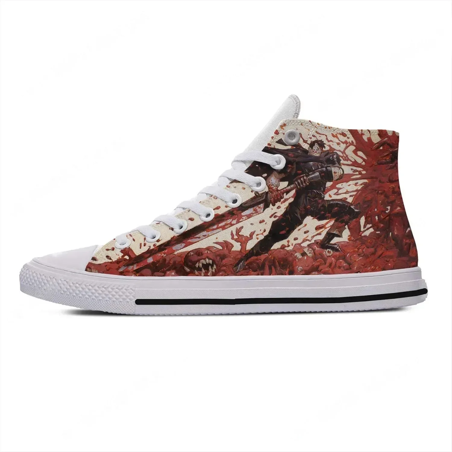 Women'S Fashion Running Shoes - รองเท้าผ้าใบลายอนิเมะ Berserk Guts สำหรับผู้ชาย ผู้หญิง และวัยรุ่น