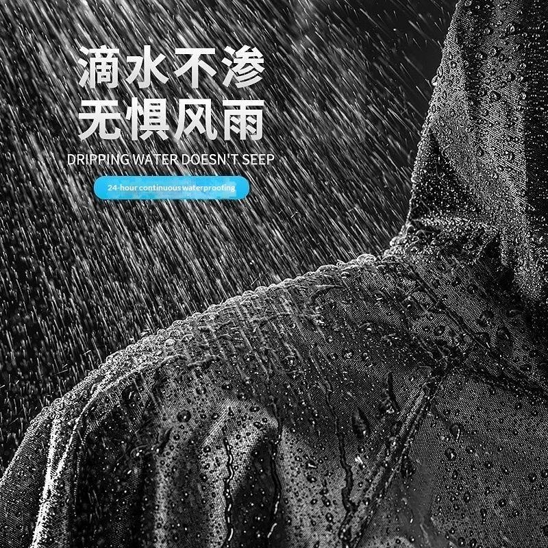 Women'S Fashion Rain Jacket - เสื้อกันฝนใหม่สำหรับผู้หญิงและผู้ชาย เสื้อกันฝนหนาพิเศษกันน้ำ เหมาะสำหรับการท่องเที่ยว เดินป่ากลางแจ้ง เสื้อกันฝนแบบมีฮู้ด