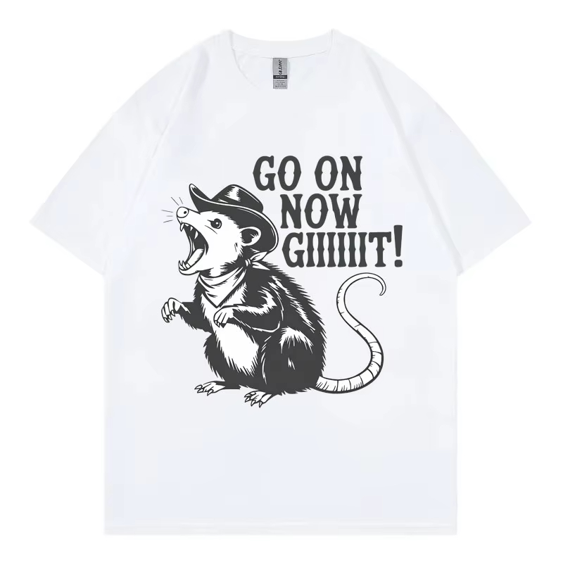 Women Fashion Now - ไปเลยตอนนี้! เสื้อยืดลายมีมโอพอซัมสุดฮา เสื้อผ้าผู้ชายผู้หญิง แฟชั่นกอธิค เสื้อยืดลำลองฤดูร้อน ผ้าฝ้าย