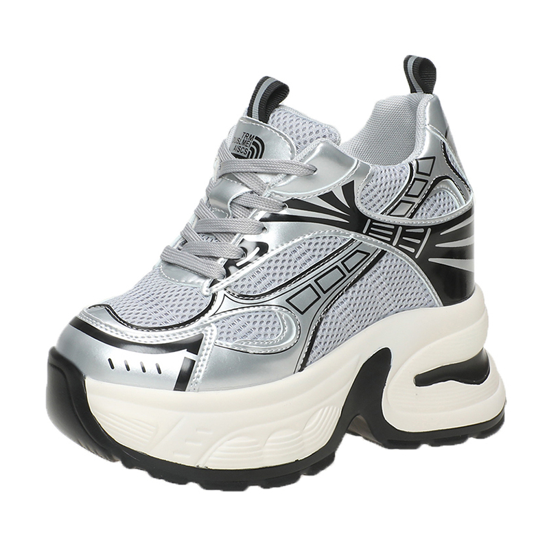 Women'S Fashion Running Shoes - รองเท้าผ้าใบผู้หญิงพื้นหนาเสริมส้น สไตล์ลำลอง แฟชั่นใหม่ ฤดูใบไม้ผลิและฤดูร้อน ปี 2026