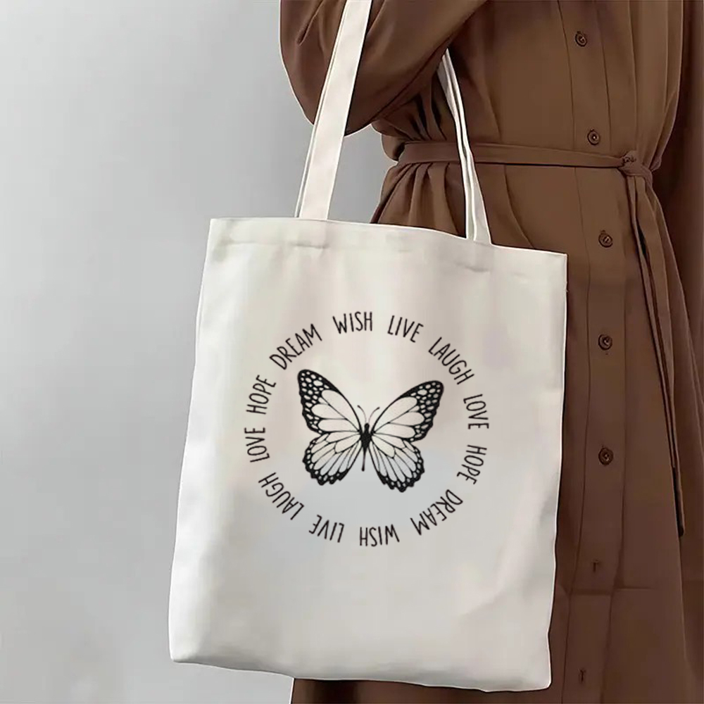 กระเป๋าโท้ตลายแมวสีส้ม ลายเส้น - Women Fashion Fun บทวิจารณ์และราคา