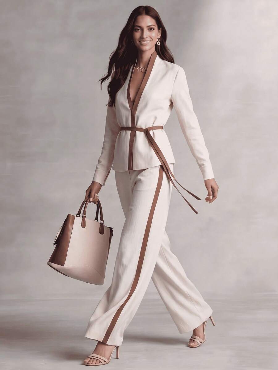 ชุดเซ็ตสองชิ้นสำหรับผู้หญิง XT - Wide Leg Palazzo Pants บทวิจารณ์และราคา