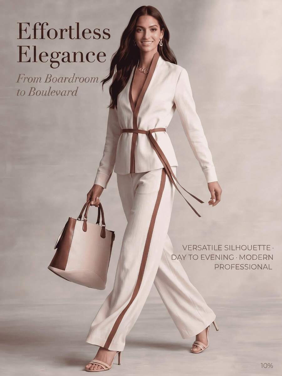 ชุดเซ็ตสองชิ้นสำหรับผู้หญิง XT - Wide Leg Palazzo Pants บทวิจารณ์และราคา