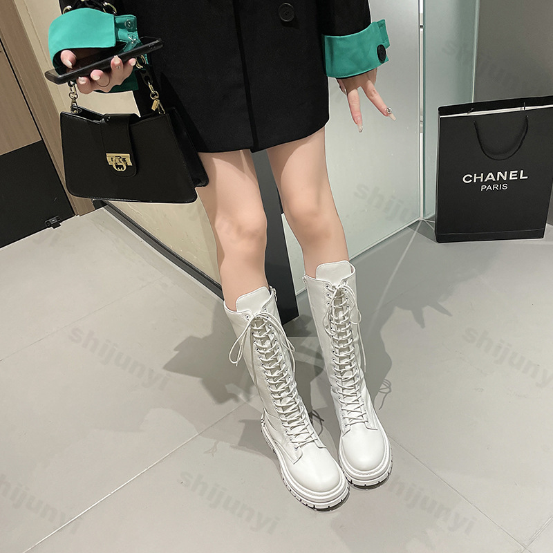 รองเท้าบูทส้นตึกทรงนักรบสำหรับ - Women Fashion Trend 2025 บทวิจารณ์และราคา
