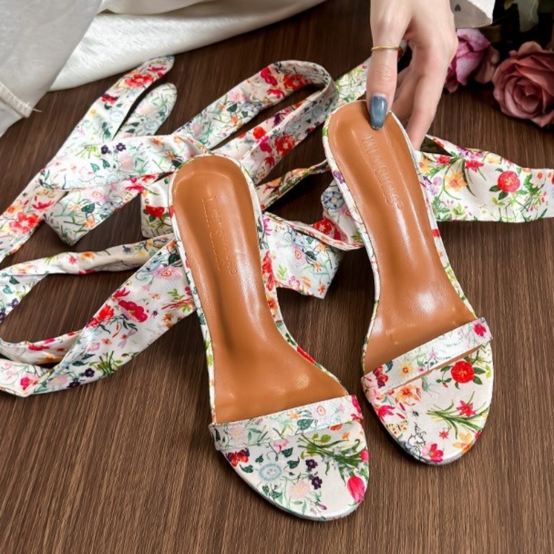 รองเท้าส้นเตารีดสไตล์โบฮีเมียน - Floral Summer Dress บทวิจารณ์และราคา