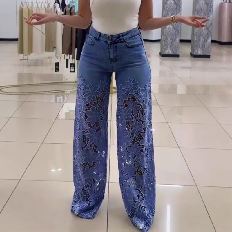 กางเกงยีนส์แฟชั่นผู้หญิงทรงเอว - Mom Jeans Women บทวิจารณ์และราคา