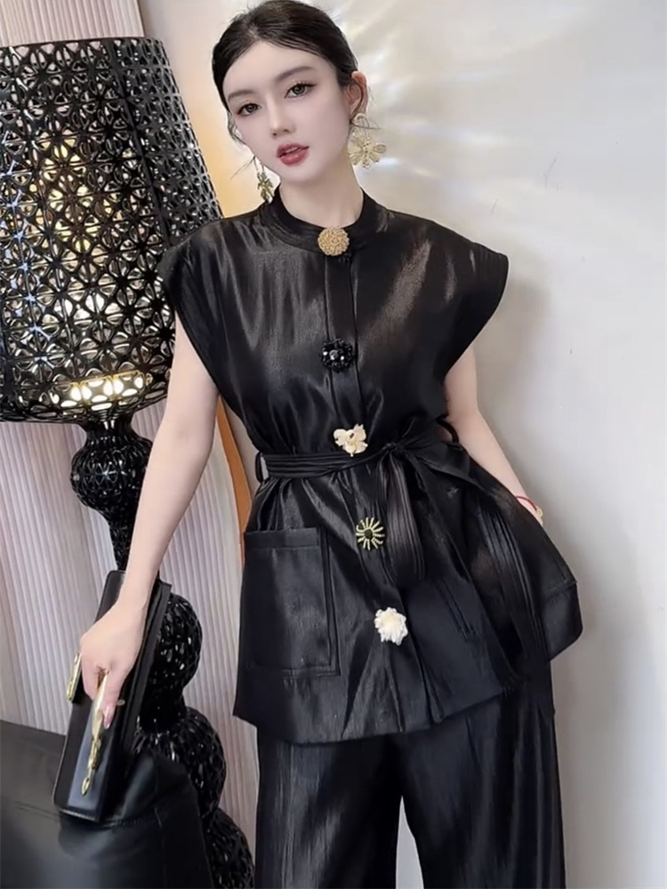 2025 ฤดูร้อนใหม่แฟชั่น Slim Hi - Wide Leg Palazzo Pants บทวิจารณ์และราคา