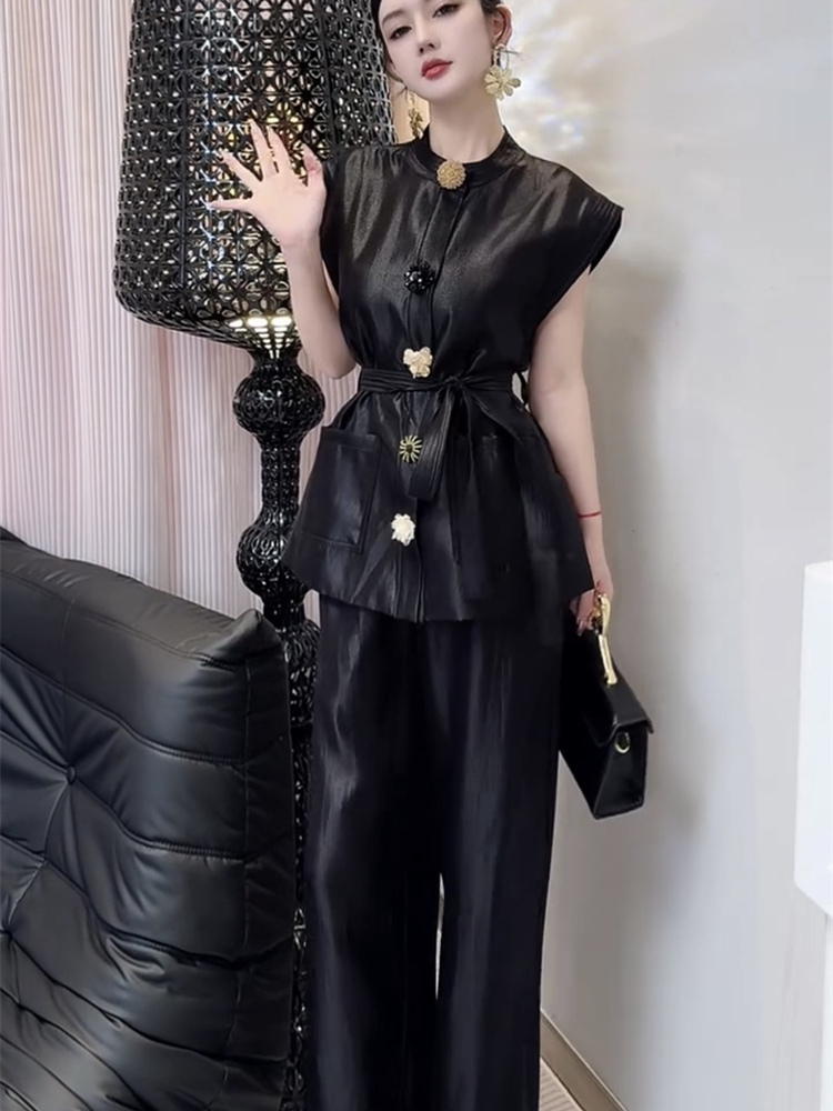 2025 ฤดูร้อนใหม่แฟชั่น Slim Hi - Wide Leg Palazzo Pants บทวิจารณ์และราคา