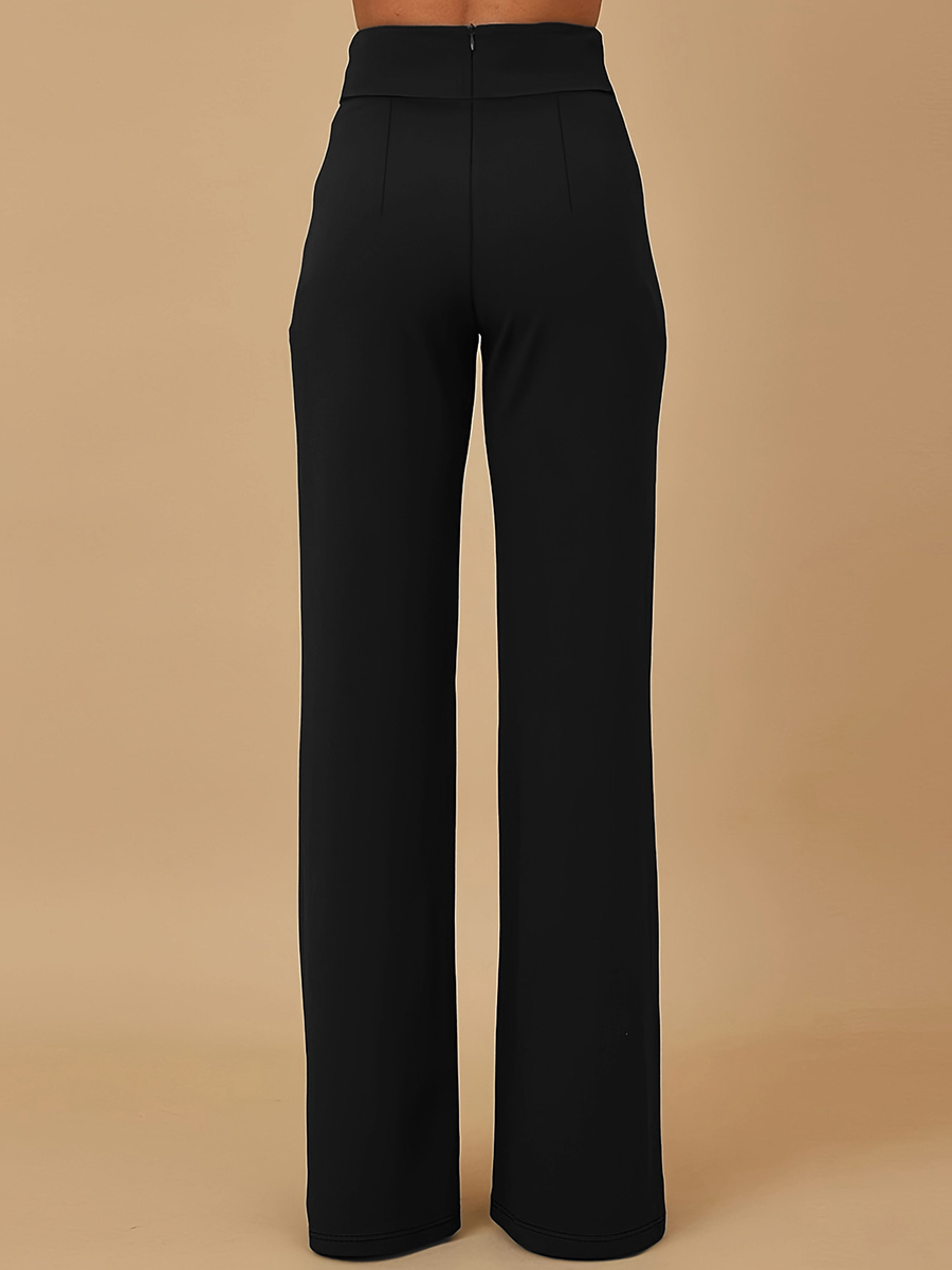 กางเกงขายาวเอวสูงทรงขากว้างสำห - Mom Jeans Women บทวิจารณ์และราคา