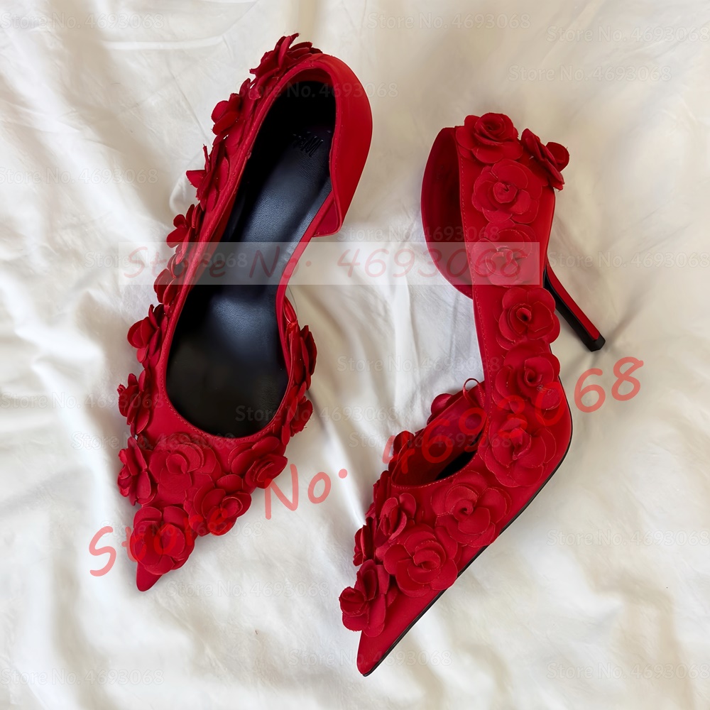 รองเท้าส้นสูงหัวแหลมประดับลายด - Floral Summer Dress บทวิจารณ์และราคา