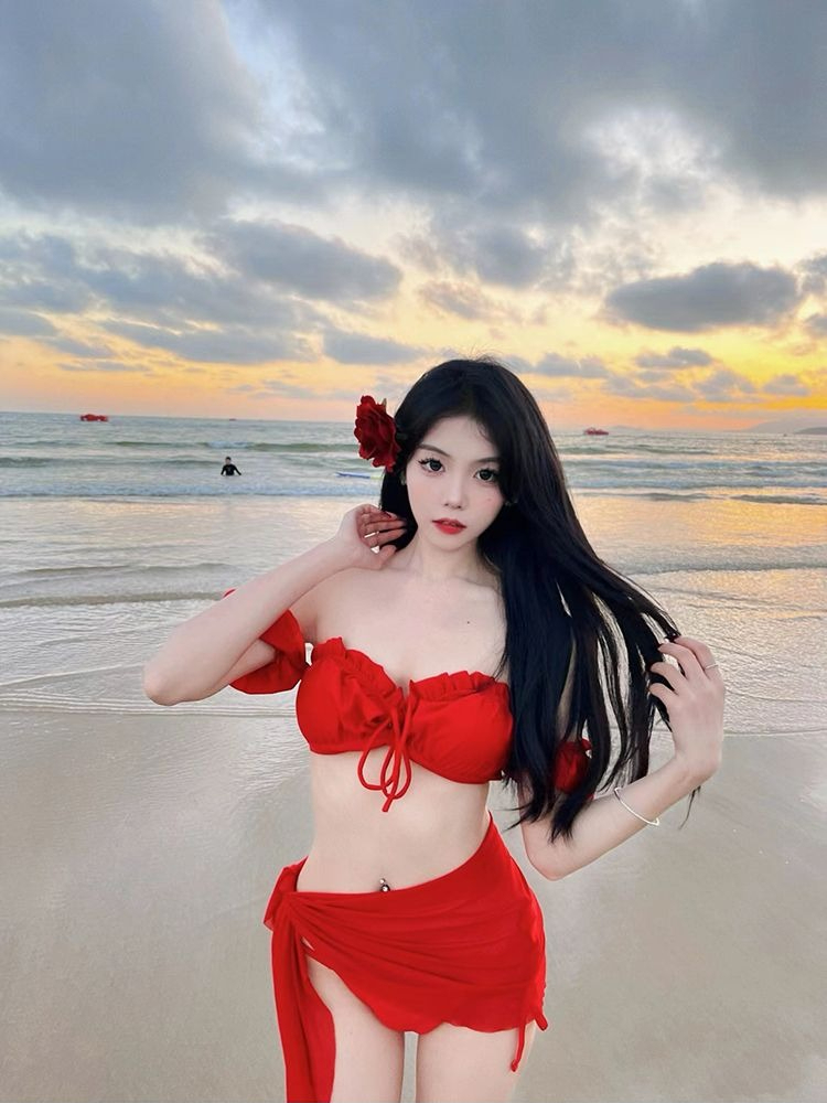 ชุดบิกินี่สีแดงเซ็กซี่สำหรับผู - Women'S Fashion Middle Ages บทวิจารณ์และราคา