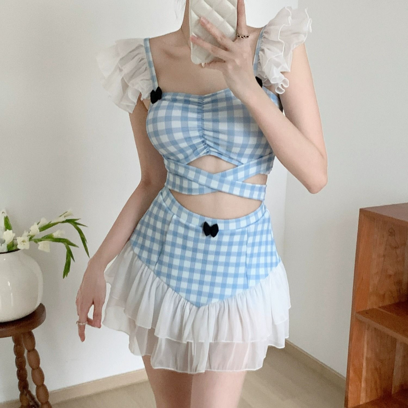 ชุดว่ายน้ำแบบผูกคอสำหรับผู้หญิ - Women'S Fashion Middle Ages บทวิจารณ์และราคา