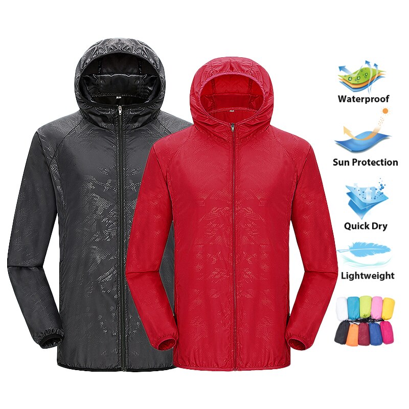 LNGXO Unisex เดินป่าเสื้อแจ็คเ - Women'S Fashion Rain Jacket บทวิจารณ์และราคา