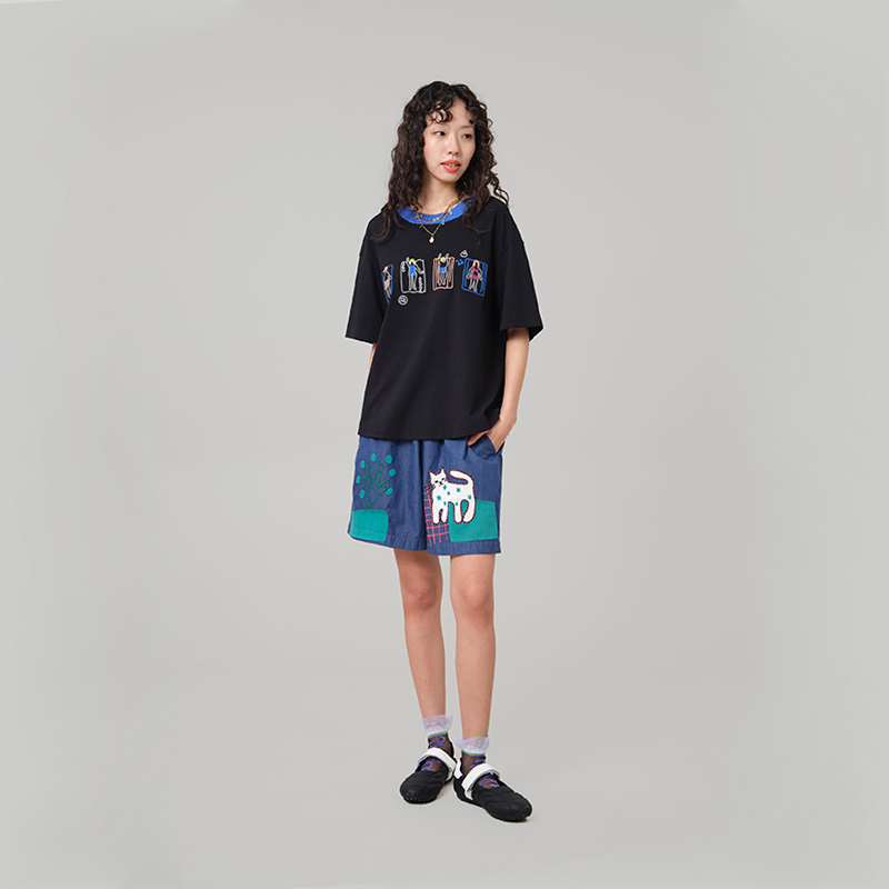 MOVEUP กางเกงขาสั้นผ้ายีนส์ขาก - Women Fashion Fun บทวิจารณ์และราคา
