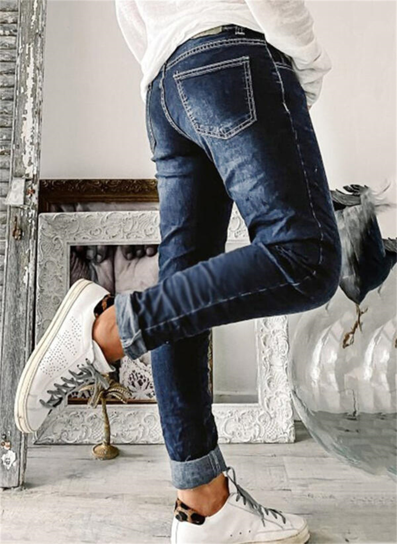 กางเกงยีนส์ทรงตรงสำหรับผู้หญิง - Mom Jeans Women บทวิจารณ์และราคา