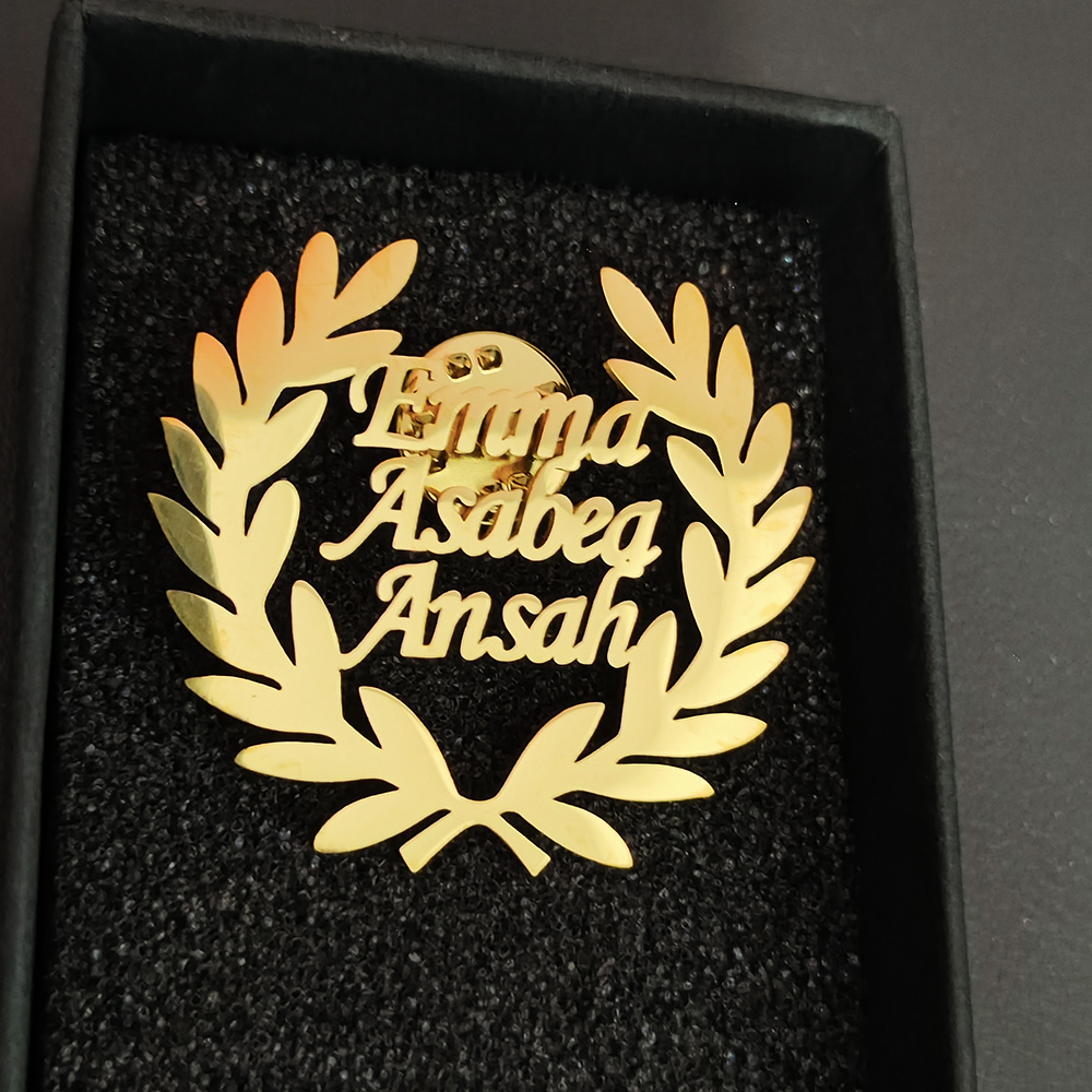 เข็มกลัดสแตนเลสสตีล ดีไซน์ใบข้ - Women Fashion Fun บทวิจารณ์และราคา