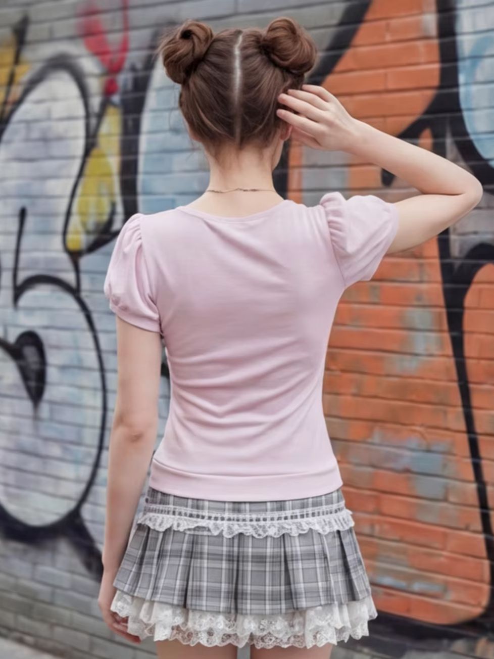 เสื้อผู้หญิงสีชมพูตกแต่งลูกไม้ - Women Fashion Wear บทวิจารณ์และราคา