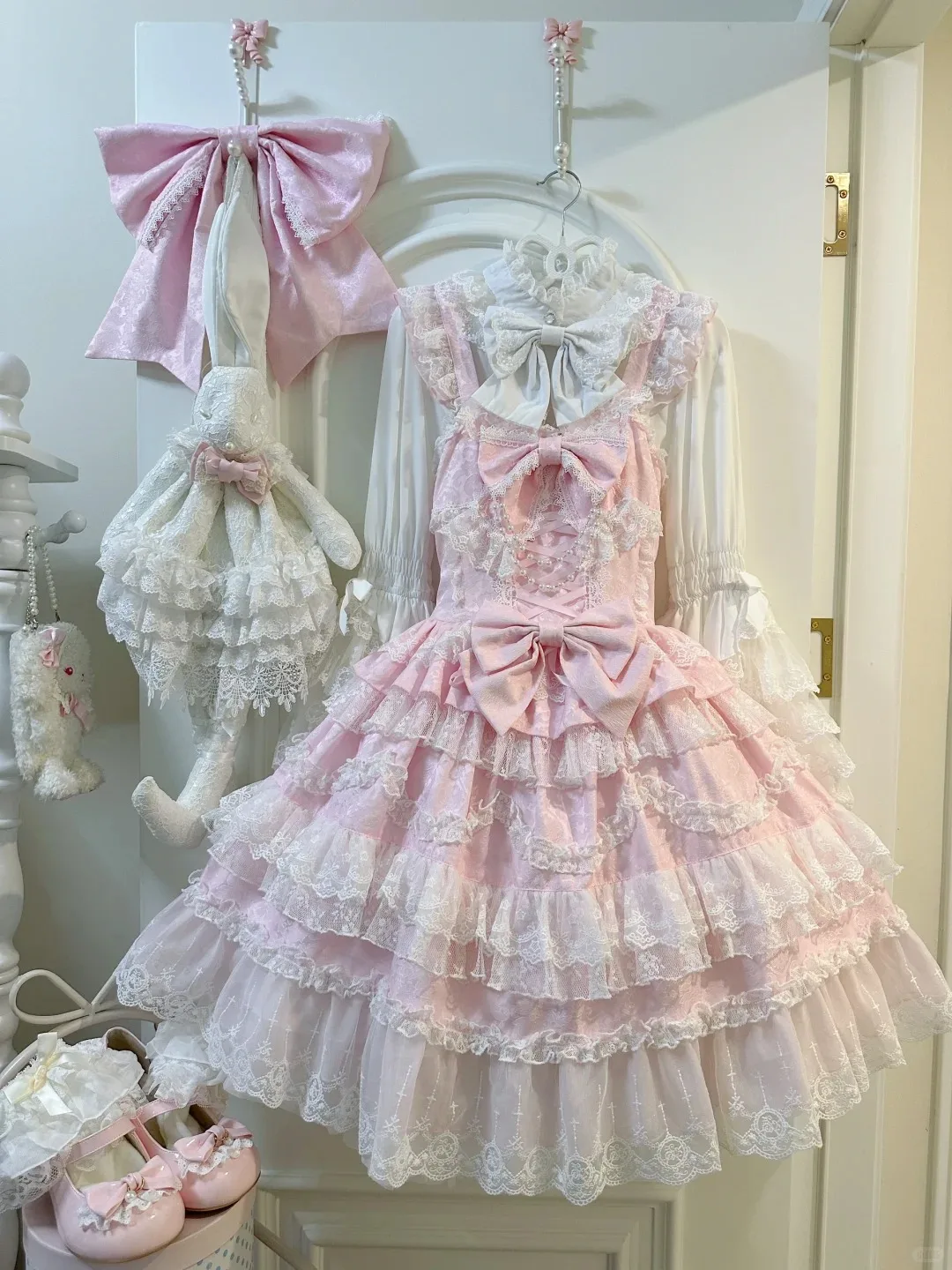 กระโปรง IUM JKS Y2K สไตล์โลลิต - Belted Shirt Dress บทวิจารณ์และราคา