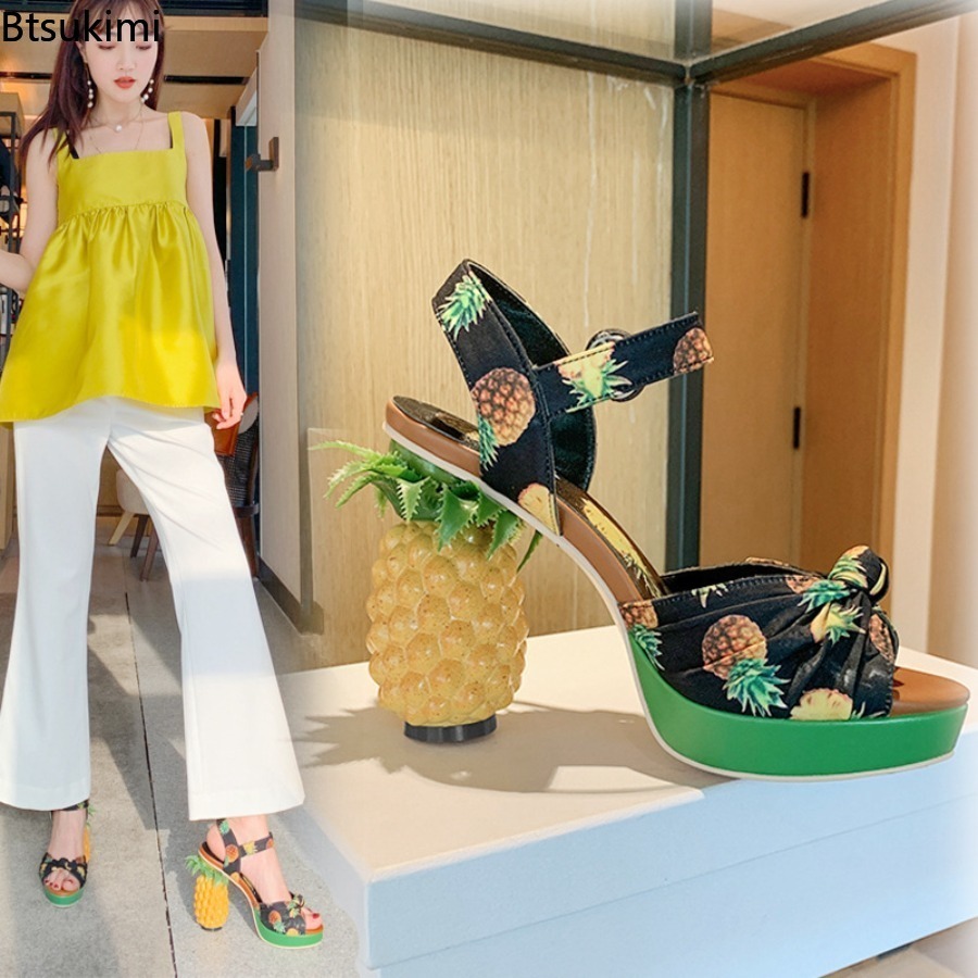 รองเท้าแตะส้นหนาแบบเปิดนิ้วเท้ - Women Fashion Fun บทวิจารณ์และราคา