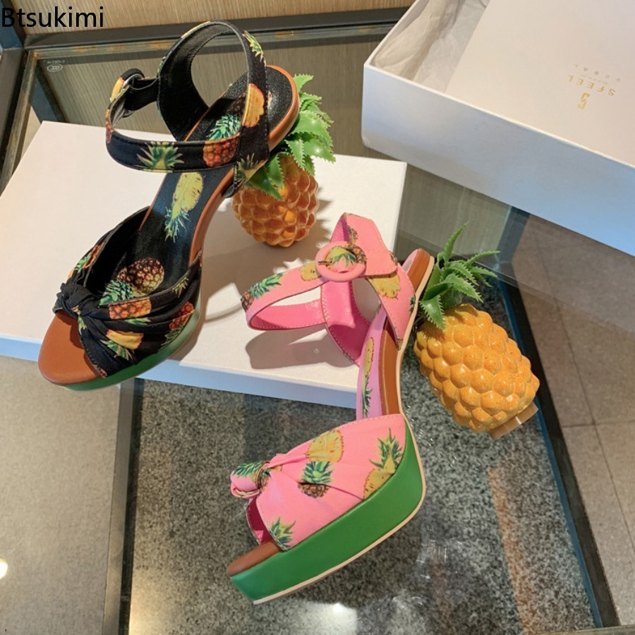 รองเท้าแตะส้นหนาแบบเปิดนิ้วเท้ - Women Fashion Fun บทวิจารณ์และราคา