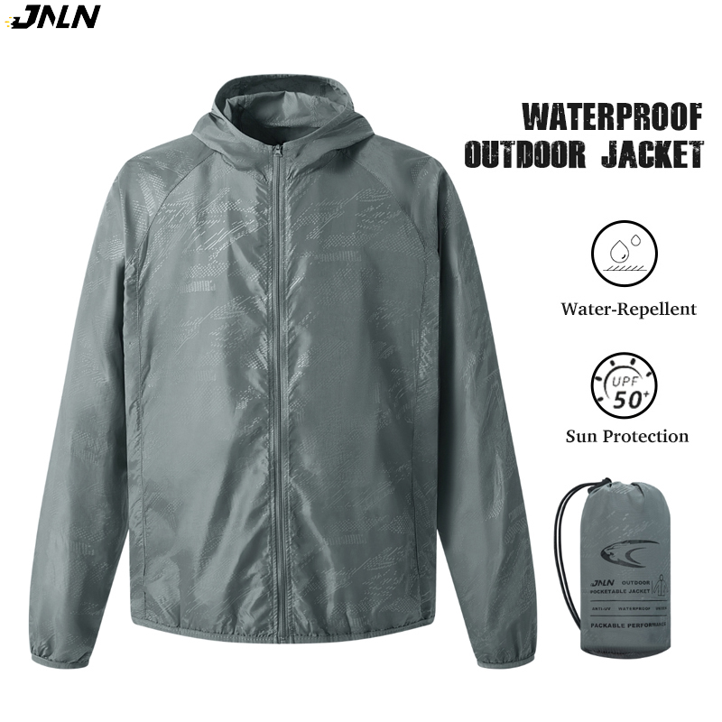 JNLN ผู้ชายผู้หญิงกันน้ำเดินป่ - Women'S Fashion Rain Jacket บทวิจารณ์และราคา