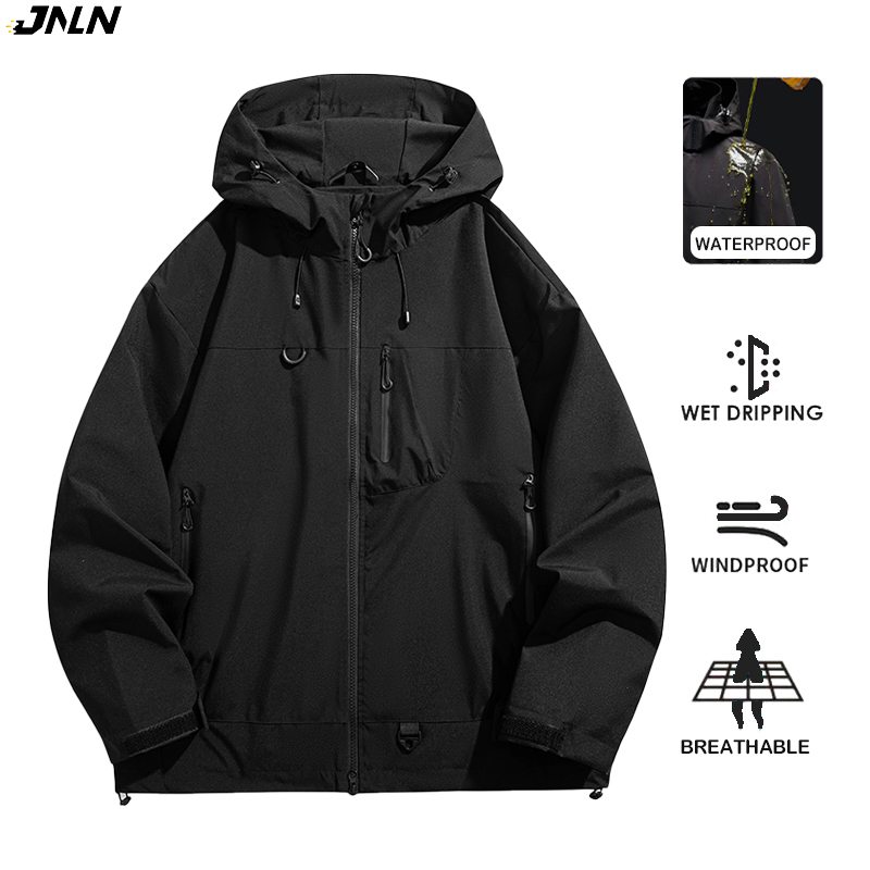 JNLN ยูนิเซ็กส์กันน้ำเสื้อกันล - Women'S Fashion Rain Jacket บทวิจารณ์และราคา