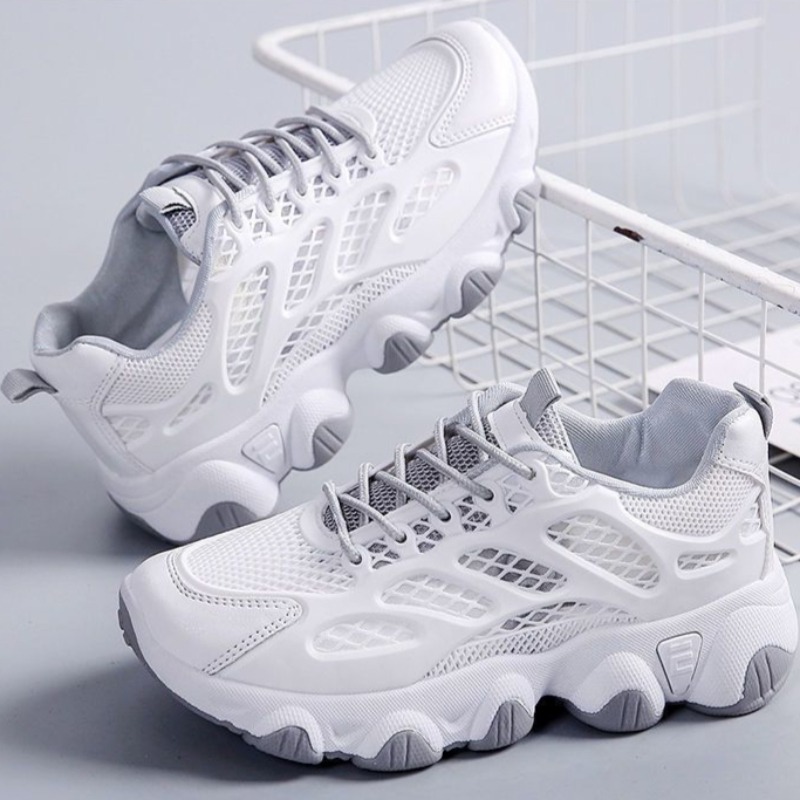 Breathable ตาข่าย Chunky รองเท - Women'S Fashion Running Shoes บทวิจารณ์และราคา