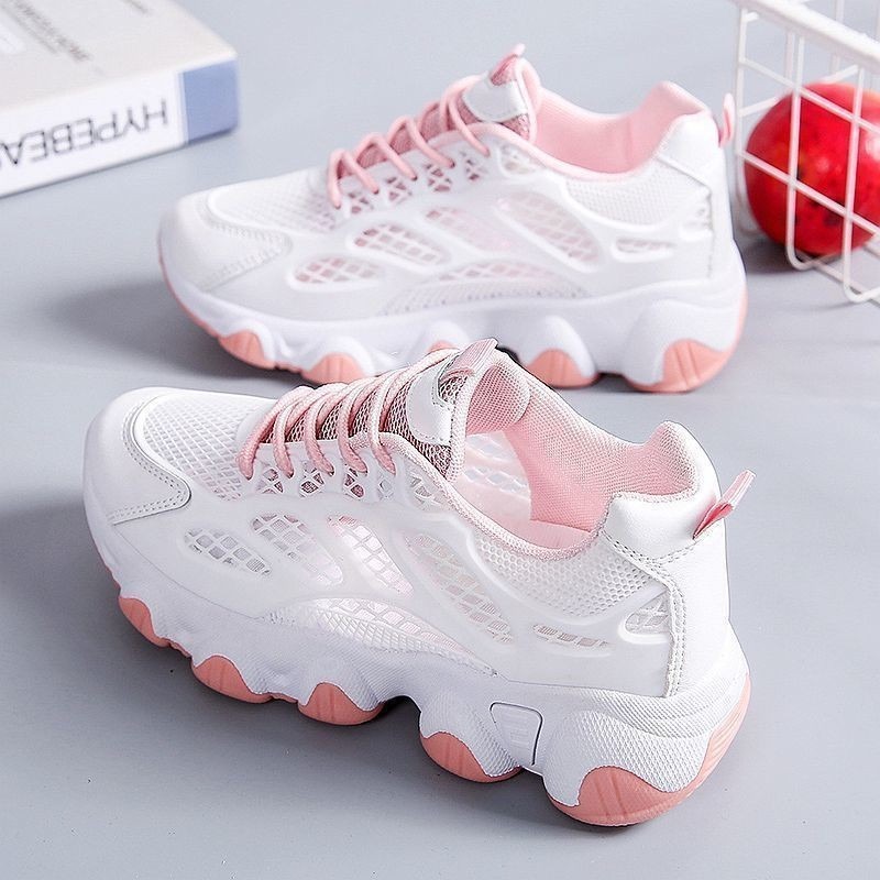Breathable ตาข่าย Chunky รองเท - Women'S Fashion Running Shoes บทวิจารณ์และราคา