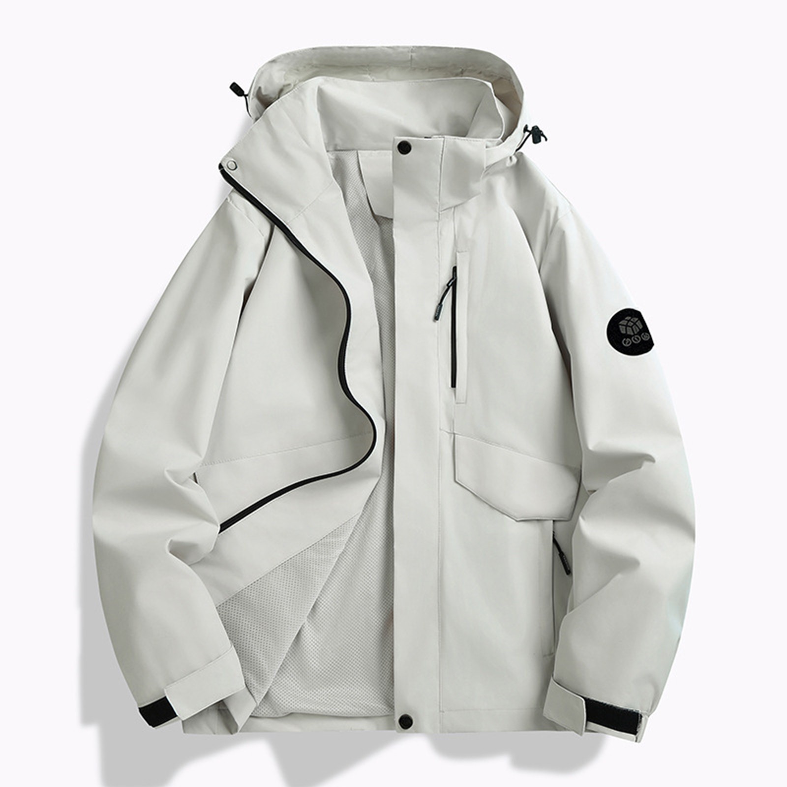 ฤดูใบไม้ร่วงผู้หญิงน้ําหนักเบา - Women'S Fashion Rain Jacket บทวิจารณ์และราคา