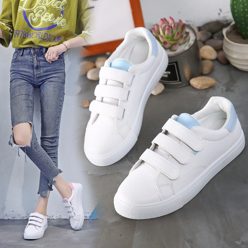 รองเท้าผ้าใบผู้หญิงสีขาวแบบสวม - Sneakers Fashion Women บทวิจารณ์และราคา