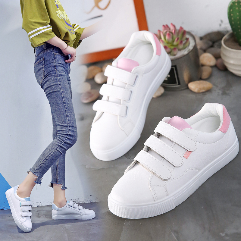 รองเท้าผ้าใบผู้หญิงสีขาวแบบสวม - Sneakers Fashion Women บทวิจารณ์และราคา