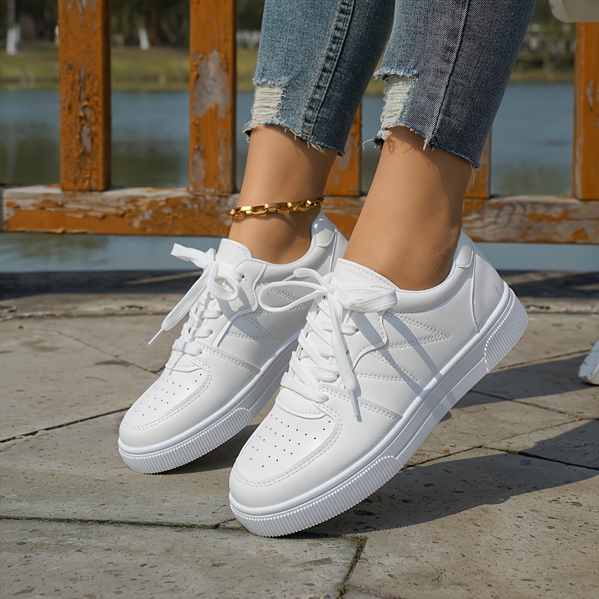 รองเท้าผ้าใบผู้หญิง รองเท้าวิ่ - Women'S Fashion Running Shoes บทวิจารณ์และราคา