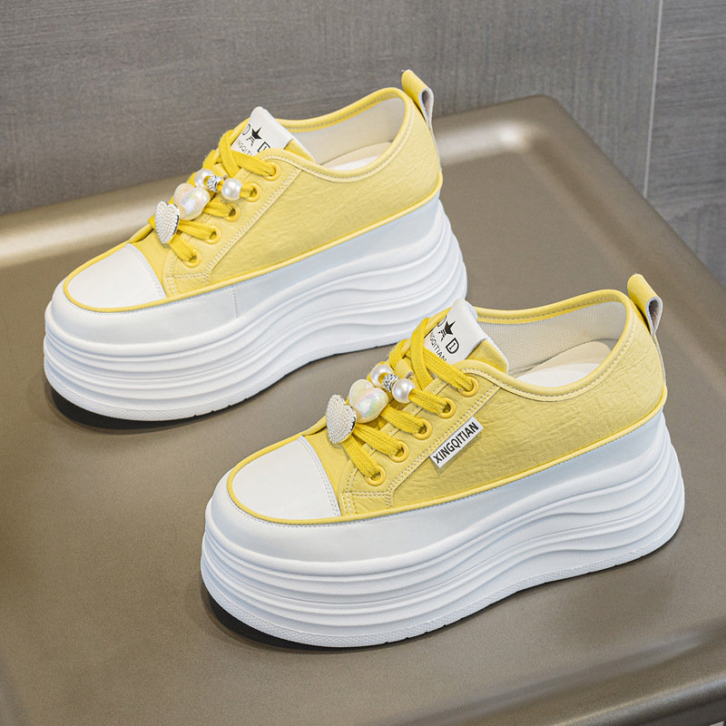 รองเท้าผู้หญิงเพิ่มความสูง 9 ซ - Sneakers Fashion Women บทวิจารณ์และราคา