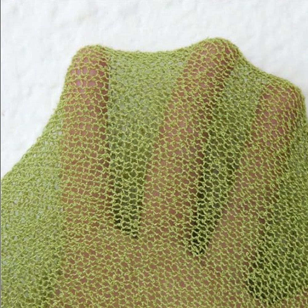 เสื้อคลุมไหล่เฉียงแบบโปร่งลายด - Asymmetric Top Women บทวิจารณ์และราคา