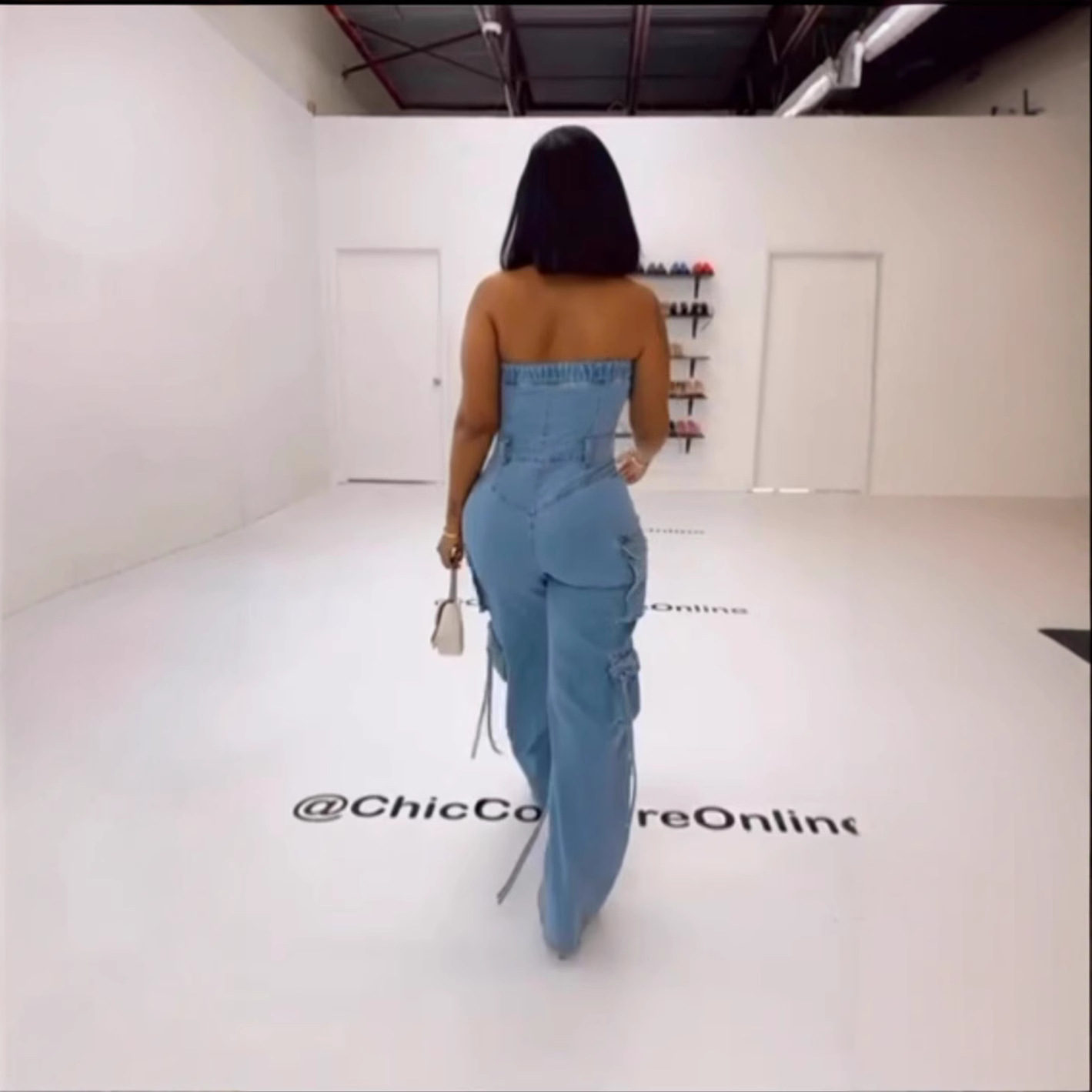 Jumpsuits ผู้หญิง Strapless On - Mom Jeans Women บทวิจารณ์และราคา