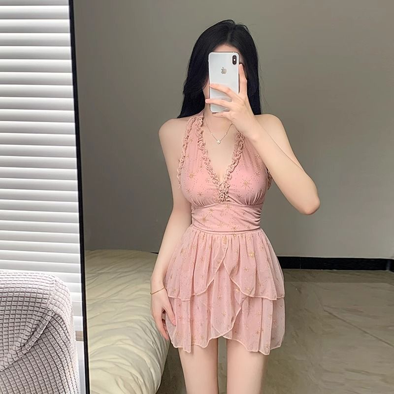 ชุดว่ายน้ำวันพีซแบบกระโปรงสำหร - Women'S Fashion Middle Ages บทวิจารณ์และราคา