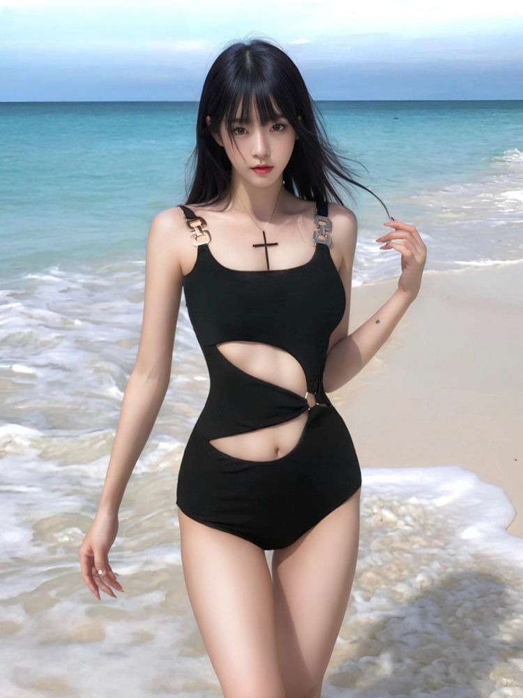 ชุดว่ายน้ำวันพีซแบบเซ็กซี่เว้า - Women'S Fashion Middle Ages บทวิจารณ์และราคา