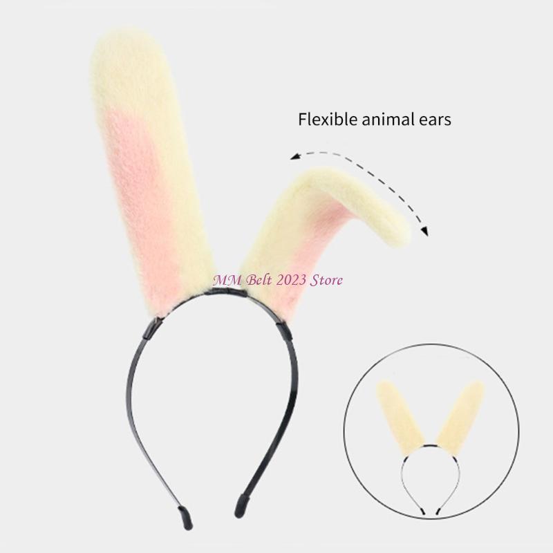 49MEสาวกระต่ายHeadbands Furry  - Women Fashion Fun บทวิจารณ์และราคา