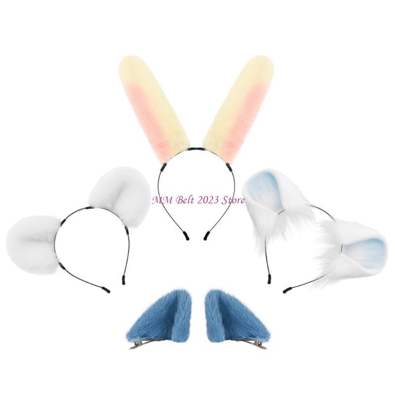 49MEสาวกระต่ายHeadbands Furry  - Women Fashion Fun บทวิจารณ์และราคา