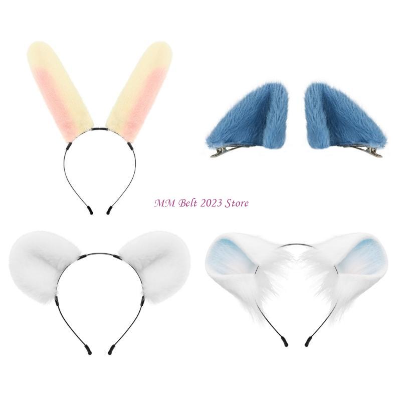 49MEสาวกระต่ายHeadbands Furry  - Women Fashion Fun บทวิจารณ์และราคา