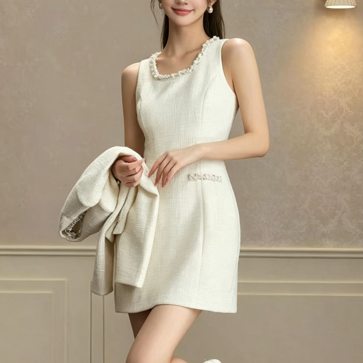 ชุดเสื้อแจ็กเก็ตสองชิ้นสำหรับผ - Women Fashion Wear บทวิจารณ์และราคา