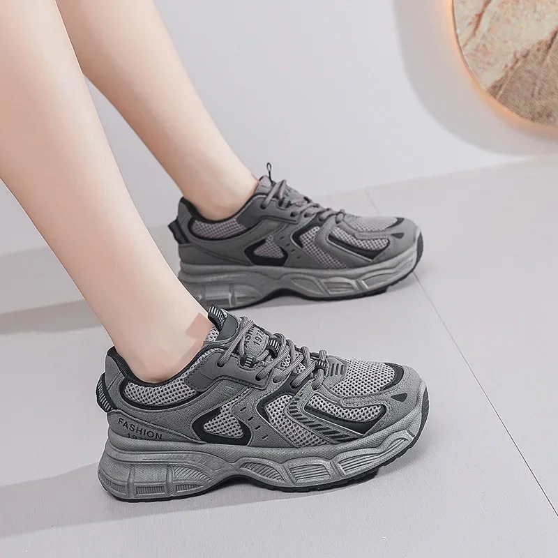 รองเท้าผ้าใบแฟชั่นผู้หญิงแบบหน - Women'S Fashion Running Shoes บทวิจารณ์และราคา