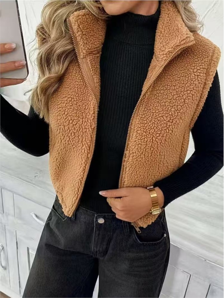 เสื้อกั๊กขนนุ่มสำหรับผู้หญิง แ - Women'S Fashion Gilet บทวิจารณ์และราคา