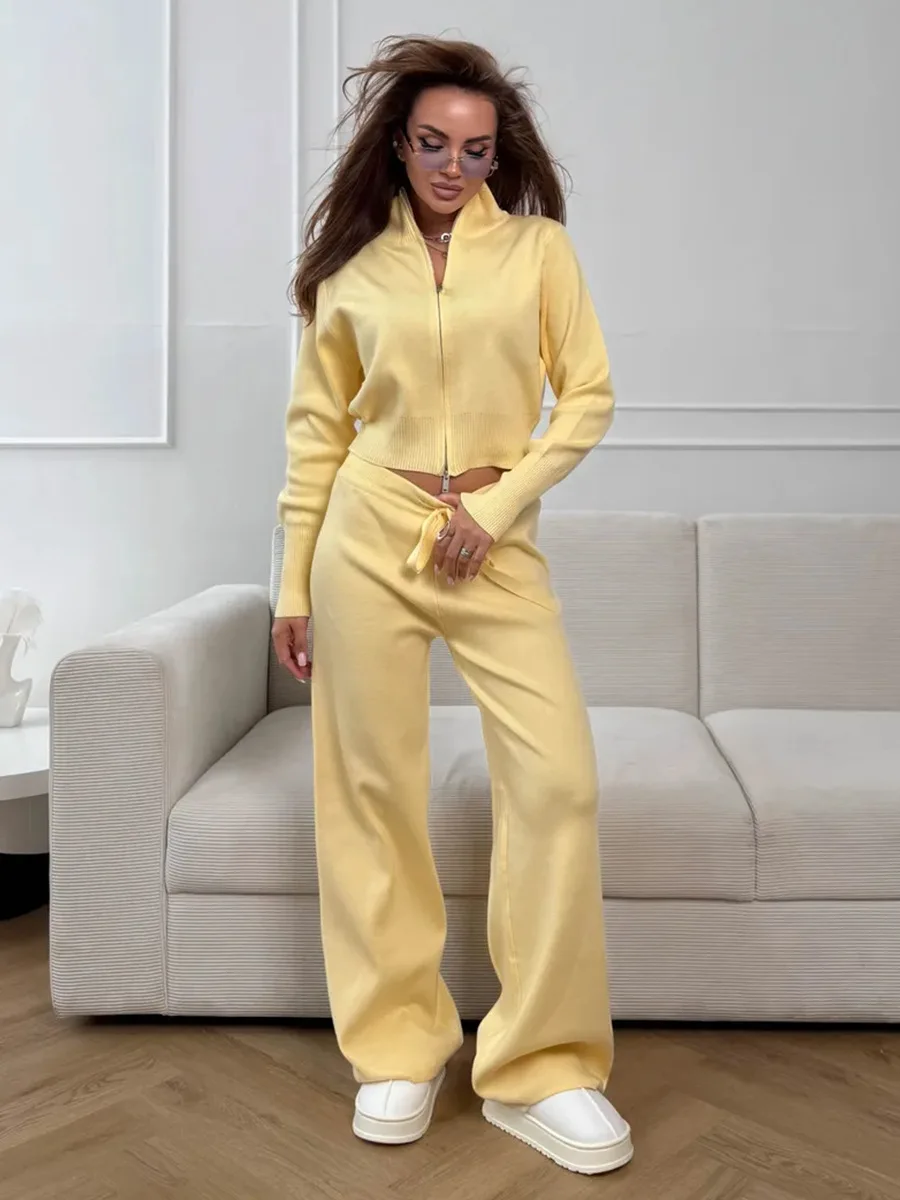 ชุดเซ็ตเสื้อผ้าไหมพรมสำหรับผู้ - Wide Leg Palazzo Pants บทวิจารณ์และราคา
